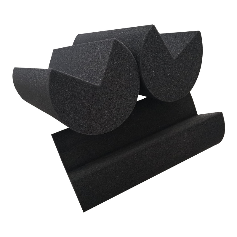 包装海绵黑色高密度海绵异型海绵海绵内衬内托一体冲压成型