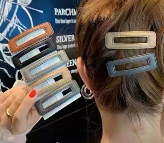 N3213 Simple 1+2BB clip set Hair clip, duck clip, hair clip, hair accessory, head accessory, Japanese and Korean accessories, 2-yuan store wholesale details Picture