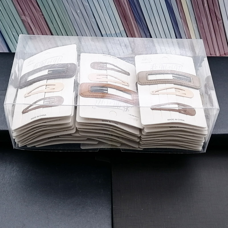 N3213 Simple 1+2BB clip set Hair clip, duck clip, hair clip, hair accessory, head accessory, Japanese and Korean accessories, 2-yuan store wholesale Item Picture