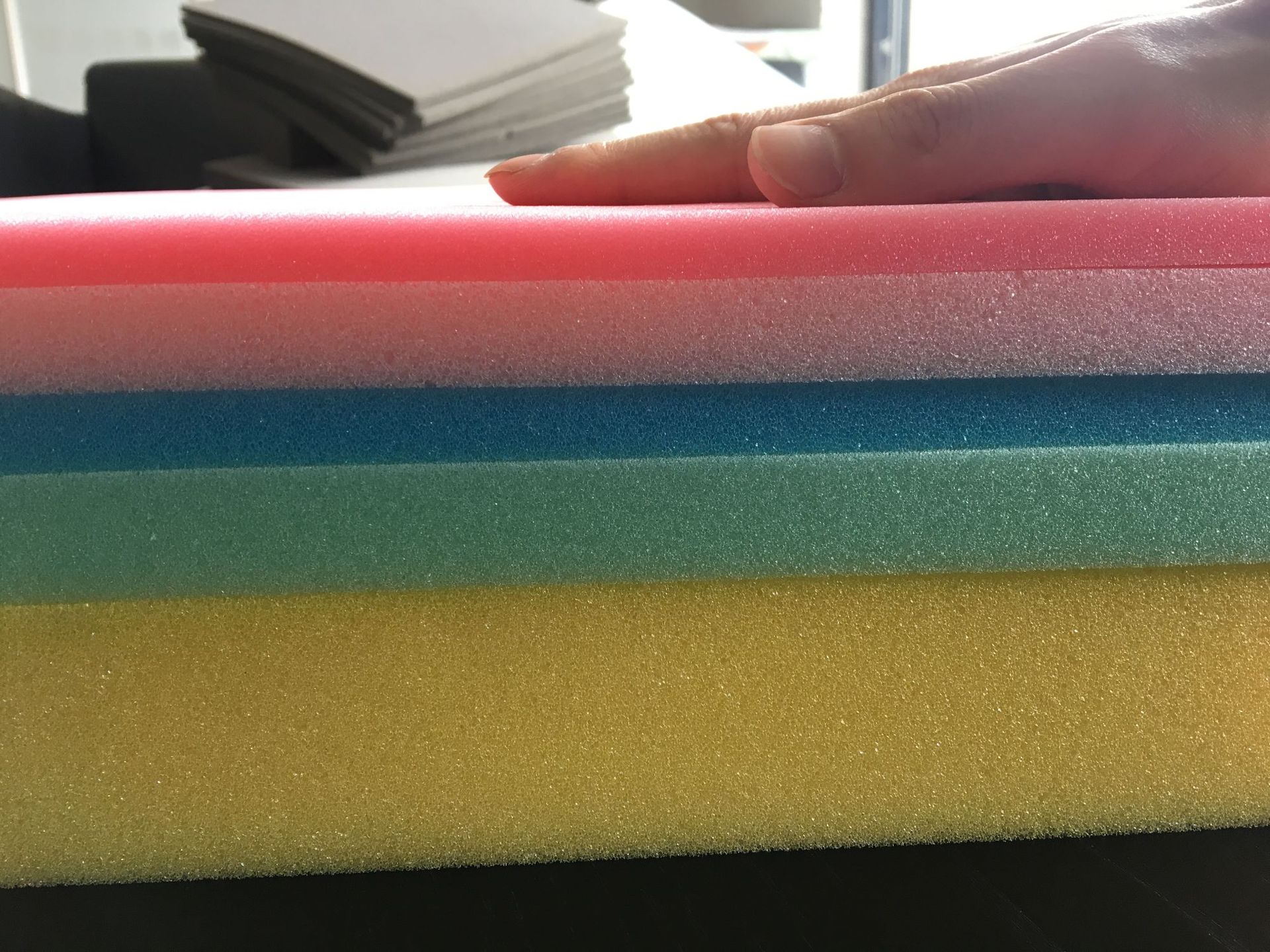 The manufacturer sells custom-made polyurethane sponge sofa seat sponge, high-density sponge block seat cushion sponge details Picture