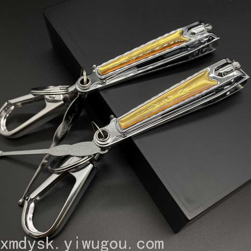 Keychain nail clipper set, ear spoon combination, nail clipper key chain supermarket wholesale supply Specification image
