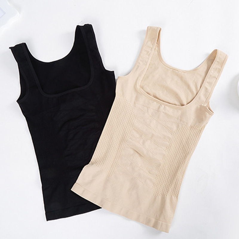 Batch of seamless post-natal body shaping clothes beauty body set body split waist traceless waist chest U vest