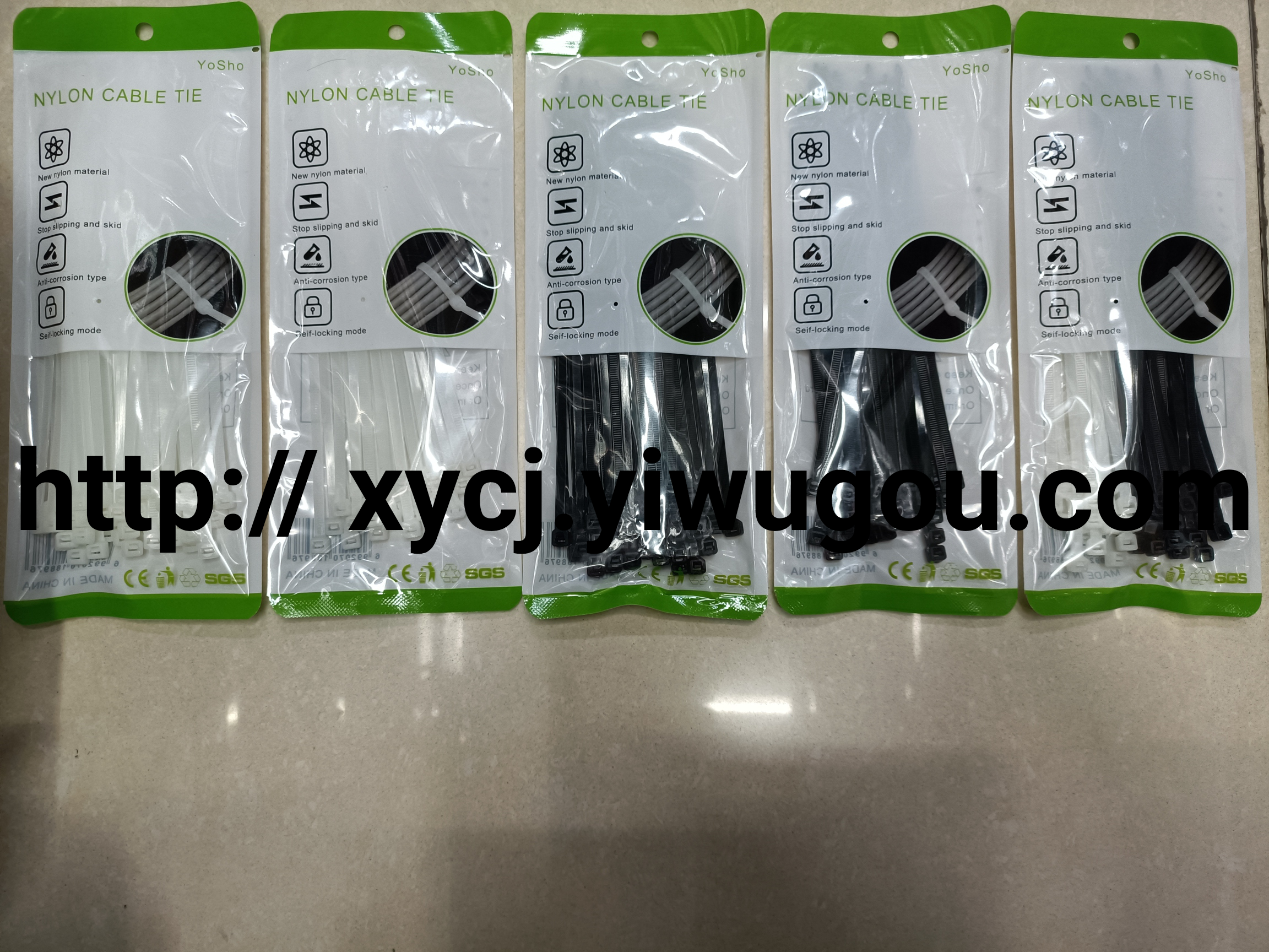 Wholesale cold-resistant cable ties from nylon cable tie manufacturers: 3*4*5*8*100*150*200*250*300*400*500