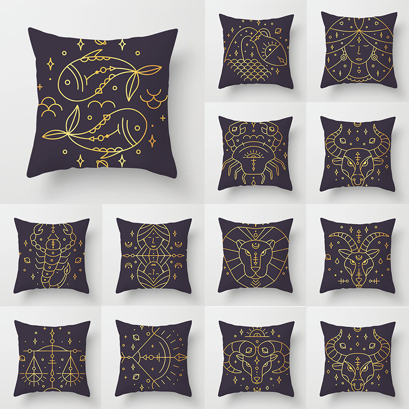 Constellation pillow and cushion cover home products pillowcase