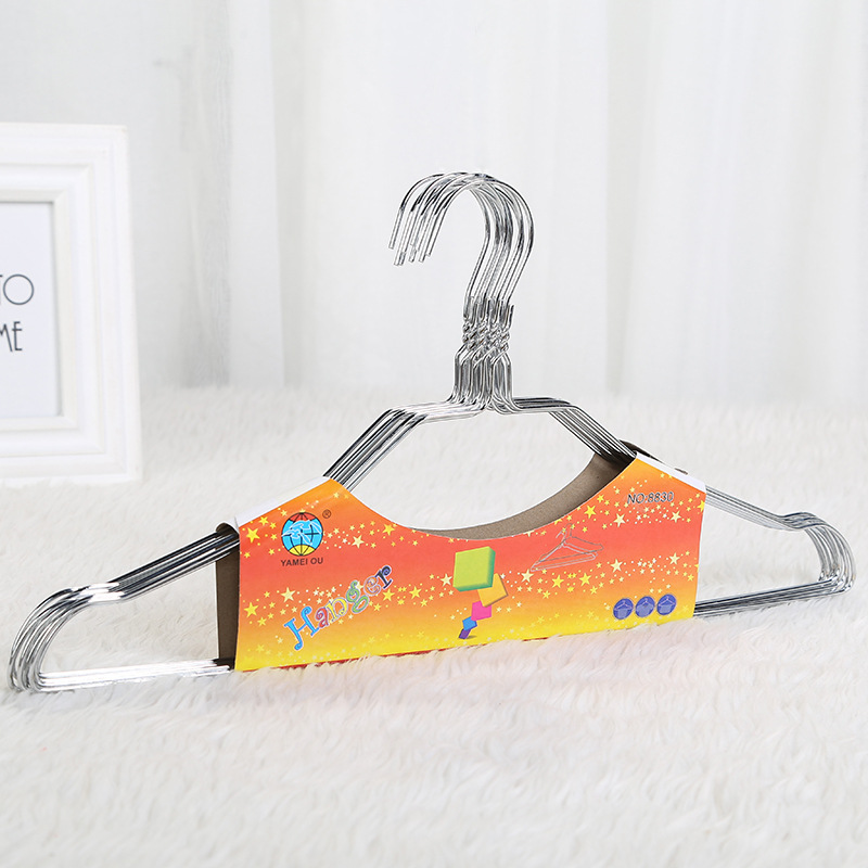 新款热销加粗加厚防滑防锈晾晒衣架 环保家居多功能金属电镀衣架