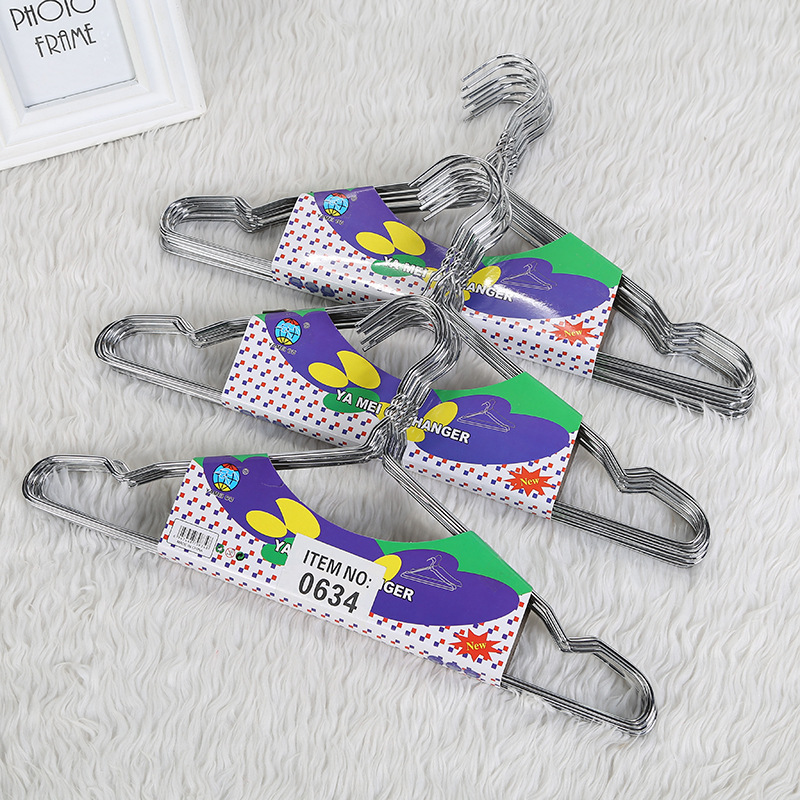 Hot-selling, thickened and durable metal ironwork electroplated clothes rack with grooves, anti-slip and anti-rust, dry and wet dual-purpose clothes drying rack