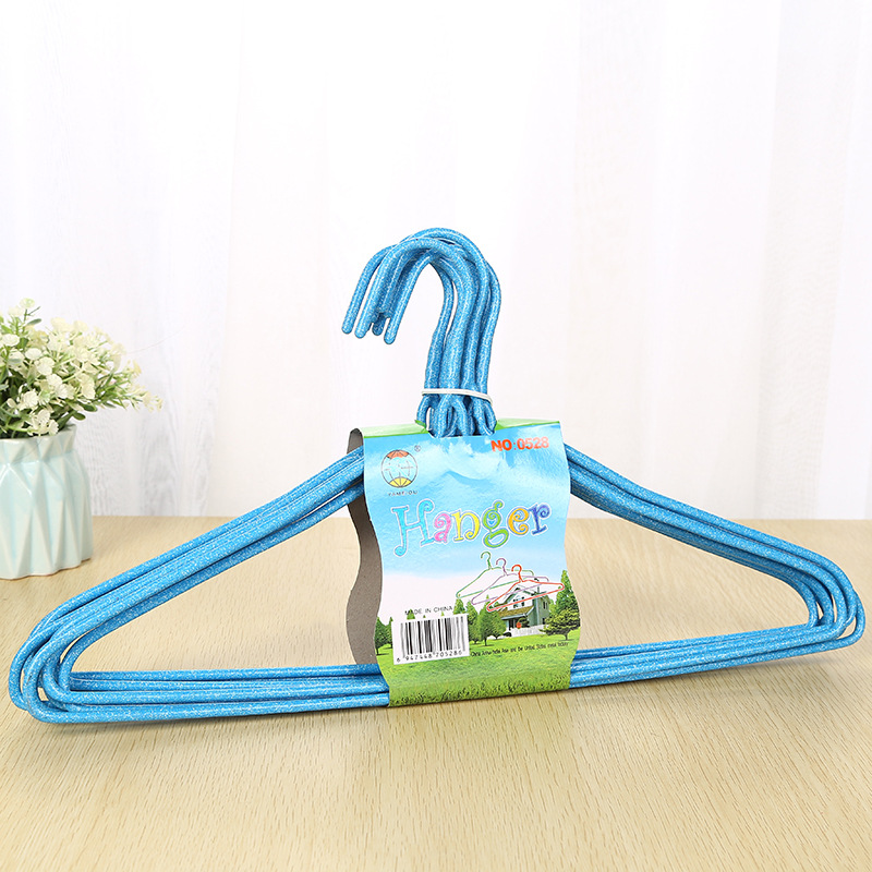Modern and simple adult thickened clothes drying rack with hanging buckle design, easy to dry and leave no trace on the dipped plastic clothes rack details Picture