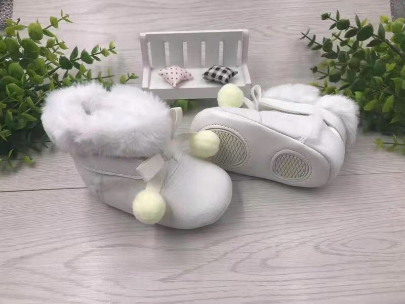 Baby shoes hairball cotton shoes cloth shoes high top super soft baby shoes toddler shoes manufacturers