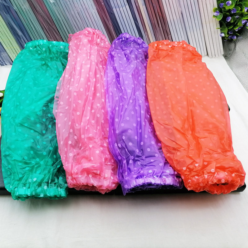 L5132 Crystal Dot sleeve guards for household cleaning, labor protection, household chores, men's and women's work sleeves Item Picture