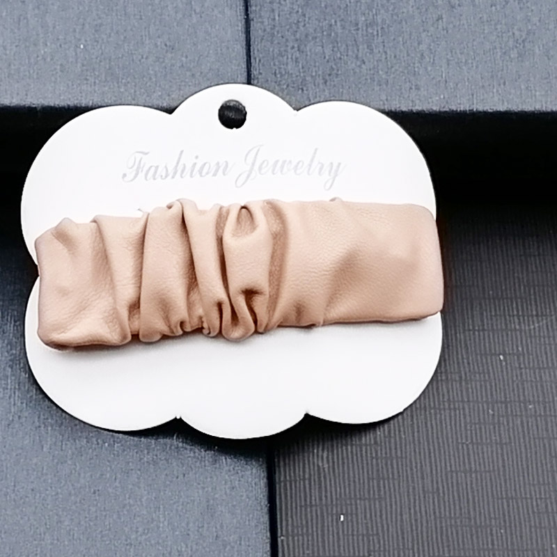 N3331 Fashionable and simple leather art BB clips, duck clips, hair clips, hair accessories, head accessories, Japanese and Korean accessories, 2-yuan store wholesale Item Picture