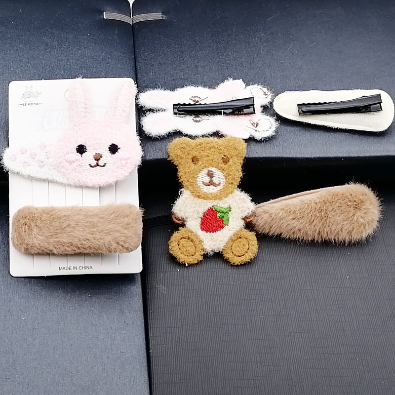 N3515 raw material + cartoon BB clips, duck clips, hair clips, hair accessories, headwear, Japanese and Korean accessories 2-yuan store wholesale details Picture