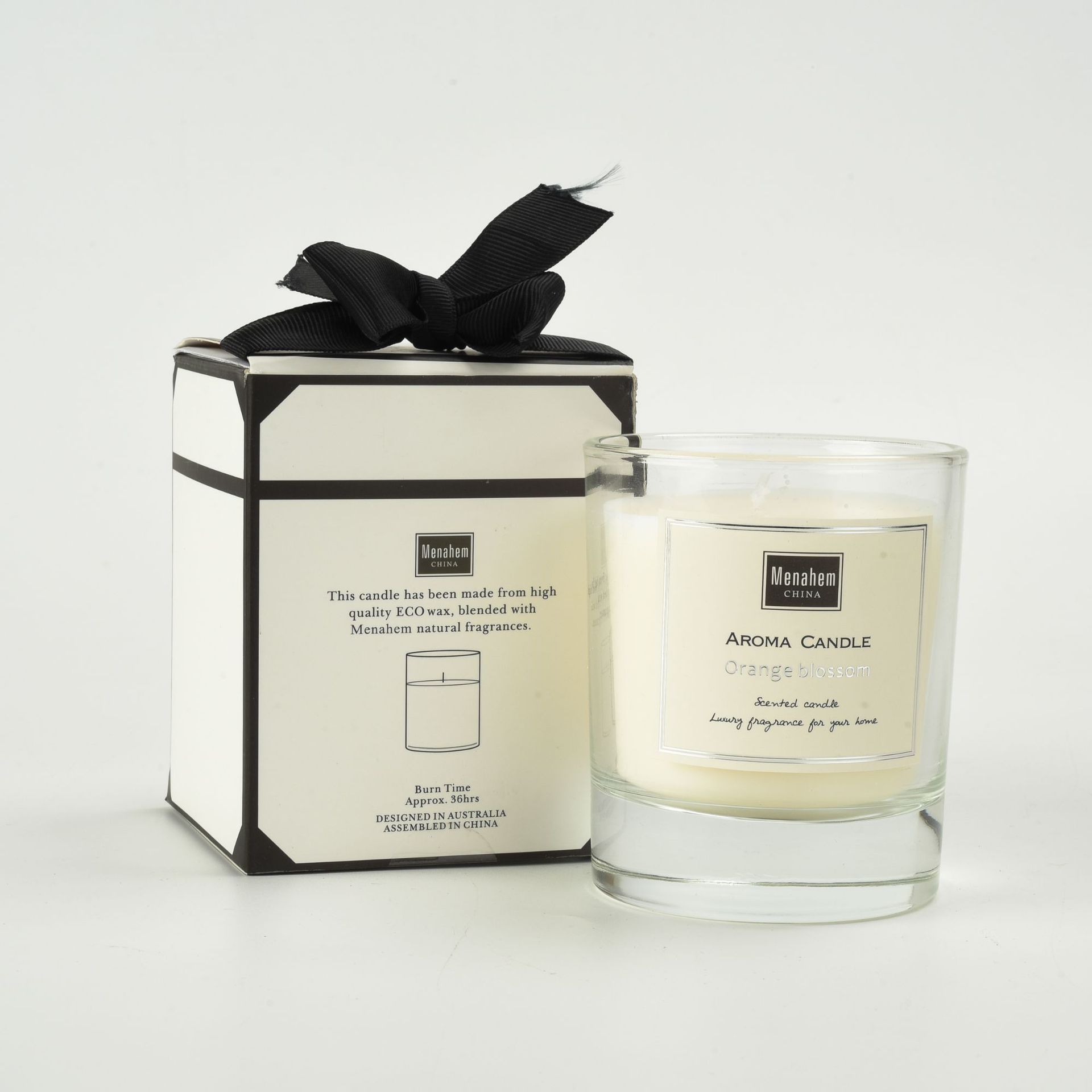 Processing custom candle cup 200g scented candle smokeless environmental protection soybean wax butterfly tie holiday companion gift thumbnail