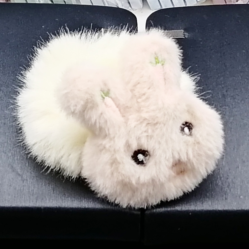 N3415 rabbit fur cartoon hair bands, duck hair clips, hair clips, headwear, Japanese and Korean accessories, 2-yuan store wholesale Application Scenario