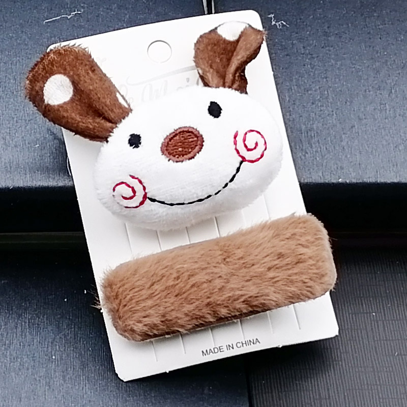 N3622 Cartoon Head BB Clip + Duck clip, duck clip, head clip, hair accessory, head accessory, Japanese and Korean accessories 2-yuan store wholesale Item Picture