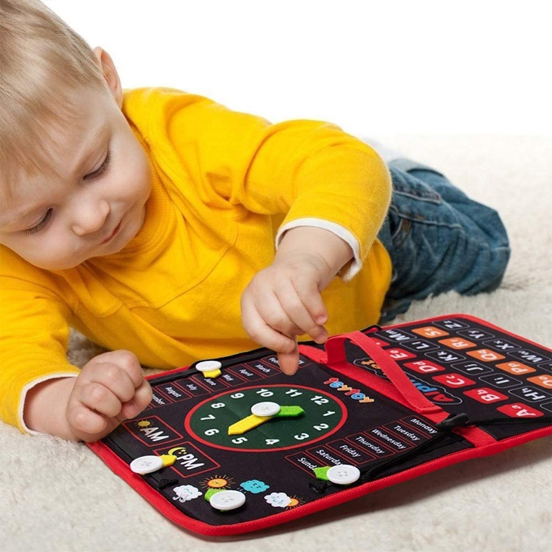 Wholesale of new CPC certified early education toys, felt, educational dressing learning boards, and children's busy boards details Picture