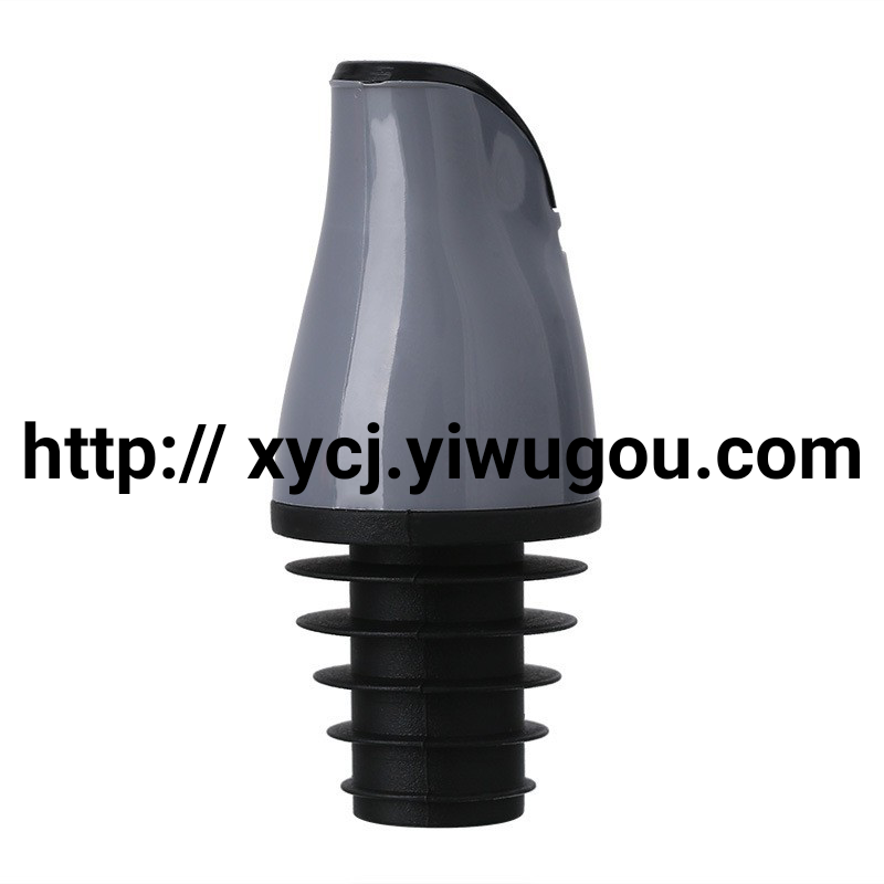 Automatic opening and closing of the flow-diverting nozzle for seasoning bottles to prevent leakage, a tool for pouring red wine, edible oil, soy sauce and currant bottles with stoppers and LIDS Item Picture