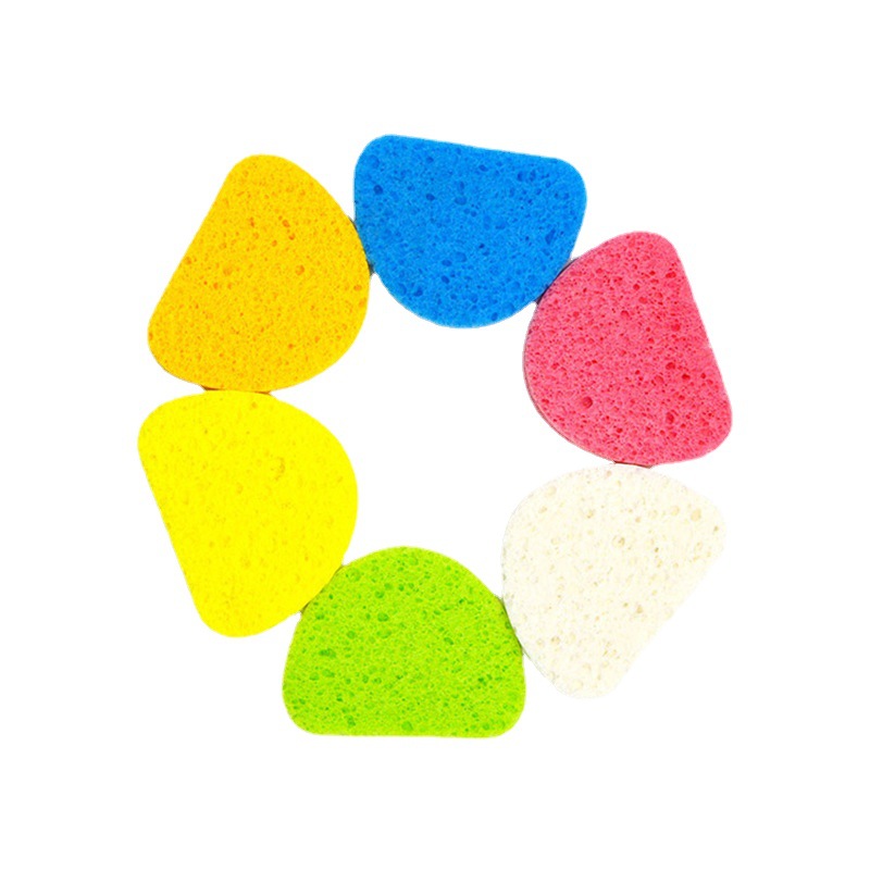 Factory wholesale wood pulp cotton face wash, cloud-shaped cleansing face wash, decontamination and cleaning wood pulp cotton Application Scenario