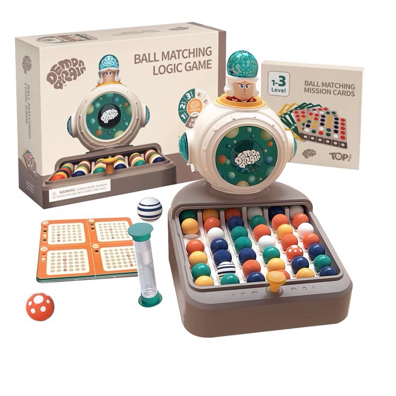 Save money, Match Ball Rainbow Pass, parent-child Interactive family board game, logical thinking training, children's toy wholesale full figure