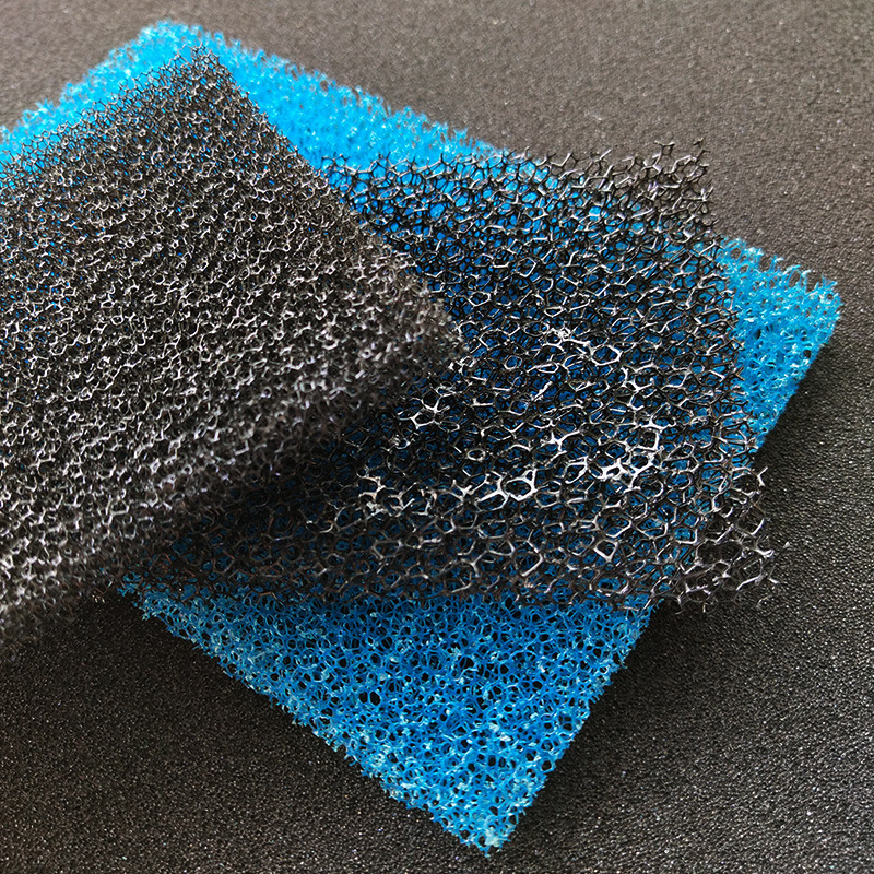 Factory wholesale industrial sewage treatment filter cotton, coarse-pore mesh water filtration sponge sheet materials can be customized Specification drawing