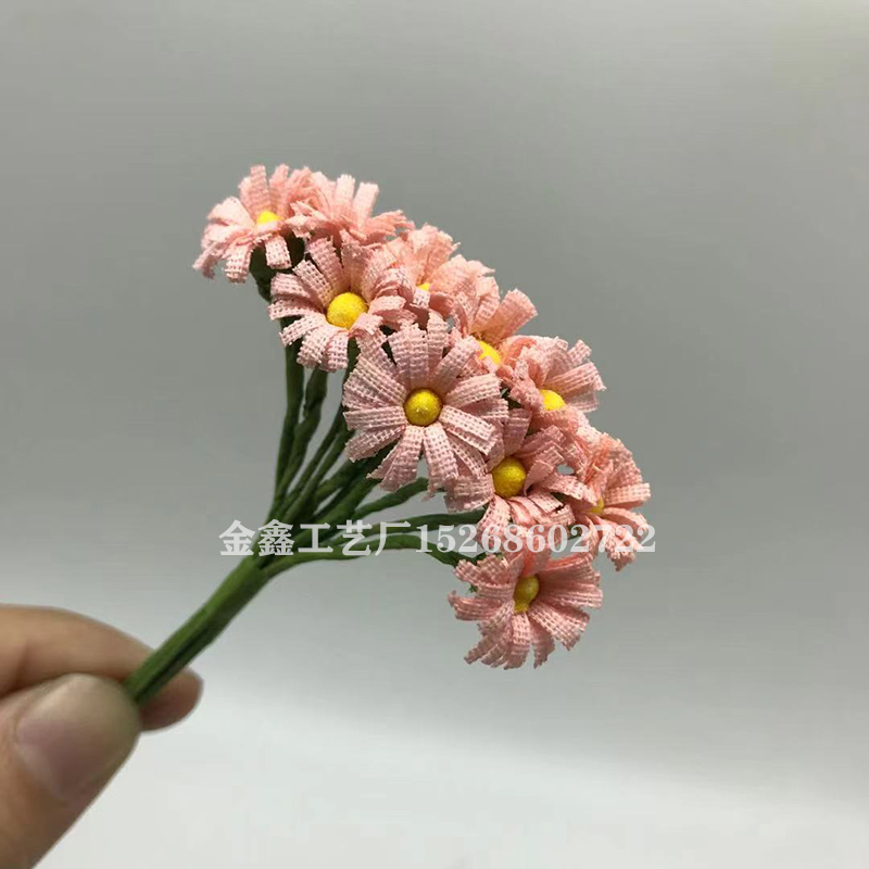 仿真花白底实物图