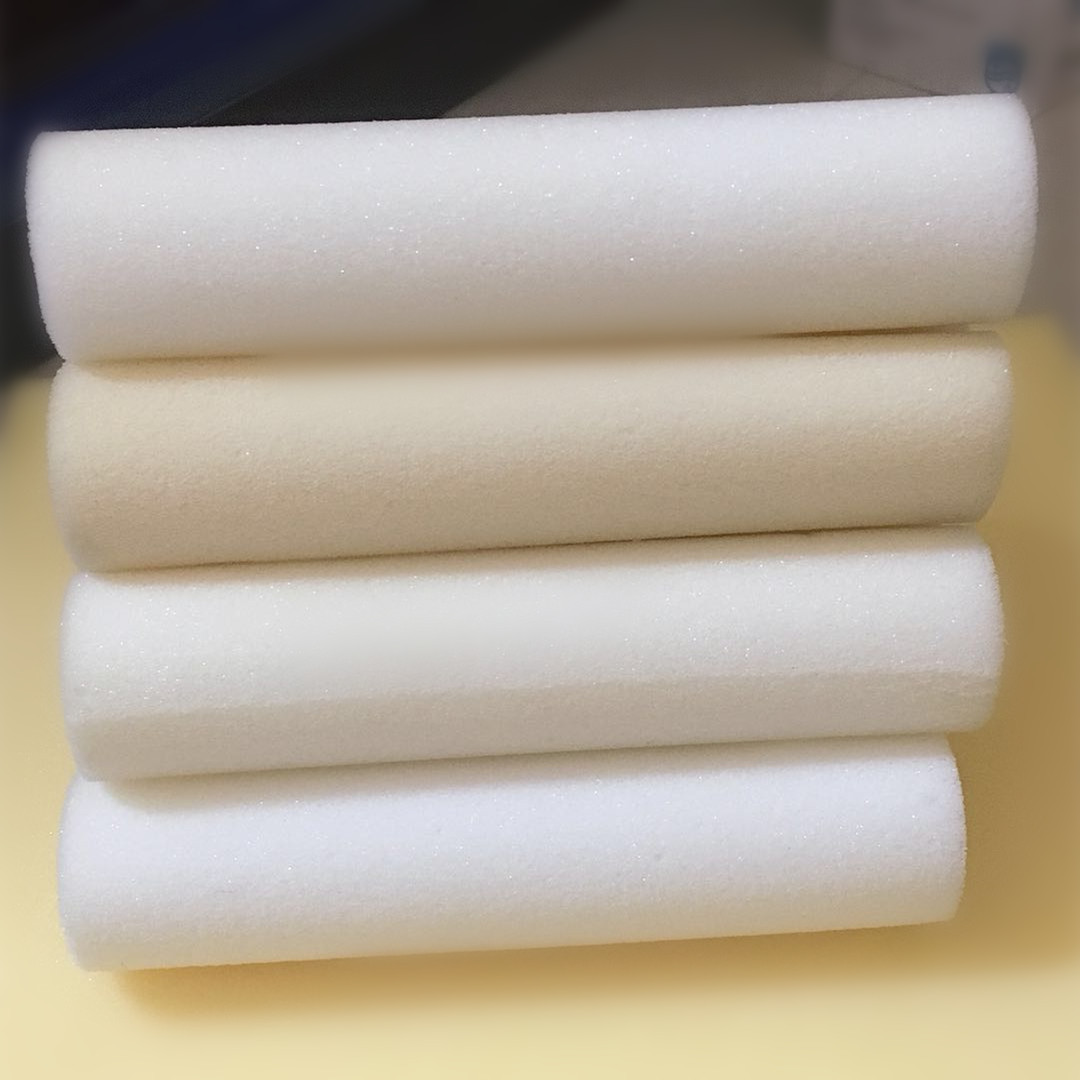 Sponge manufacturers cut medium and high-density cylindrical sponge shapes Application Scenario