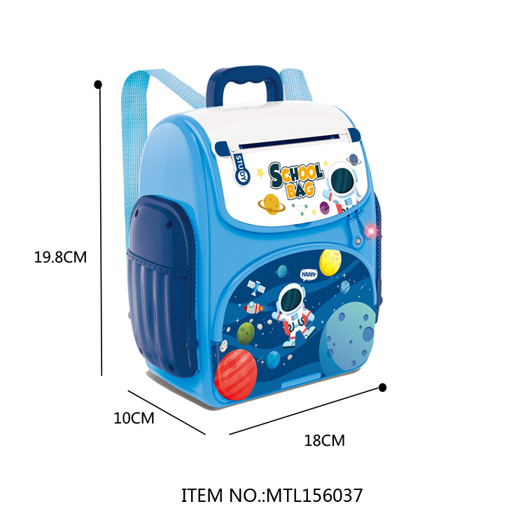 New cross-border best-selling children's schoolbags, backpacks, safes, money roll machines, creative password ATM piggy banks and toys details Picture