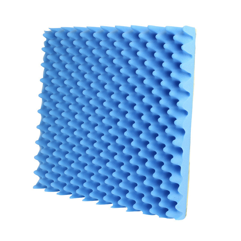 50x50 high-density flame-retardant egg sound insulation cotton, wall self-adhesive wave sound insulation cotton, mushroom head sound-absorbing cotton pyramid details Picture