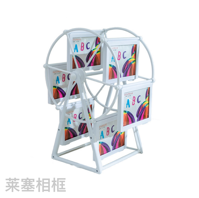 Ferris wheel plastic material creative children's display stand combination, personalized windmill gift handicraft photo frame Application Scenario