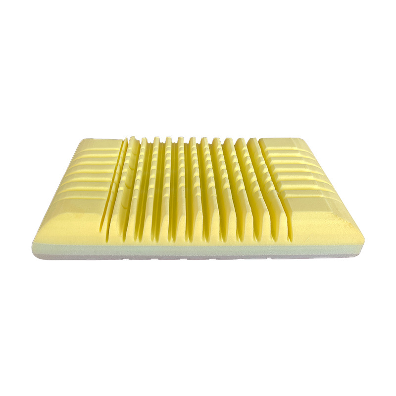Factory direct supply of high-quality sponge double-sided shaped pillows and three-layer composite cut shaped cervical pillows Specification drawing