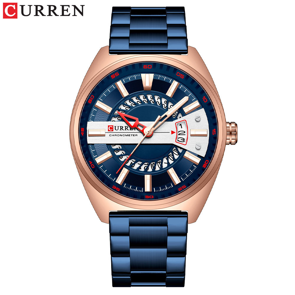 Curren/ Carren 8403 Men's Watch Calendar Steel Band quartz Business Casual men's watch