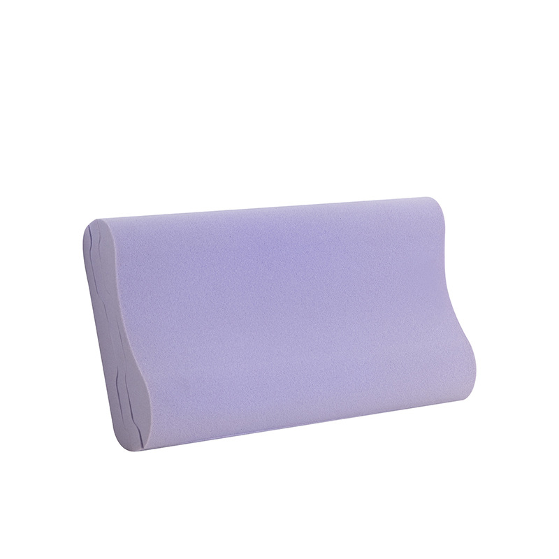 Lavender memory foam cut from the source factory, three-layer pillow, Amazon neck protection memory pillow, sleep aid pillow core Item Picture