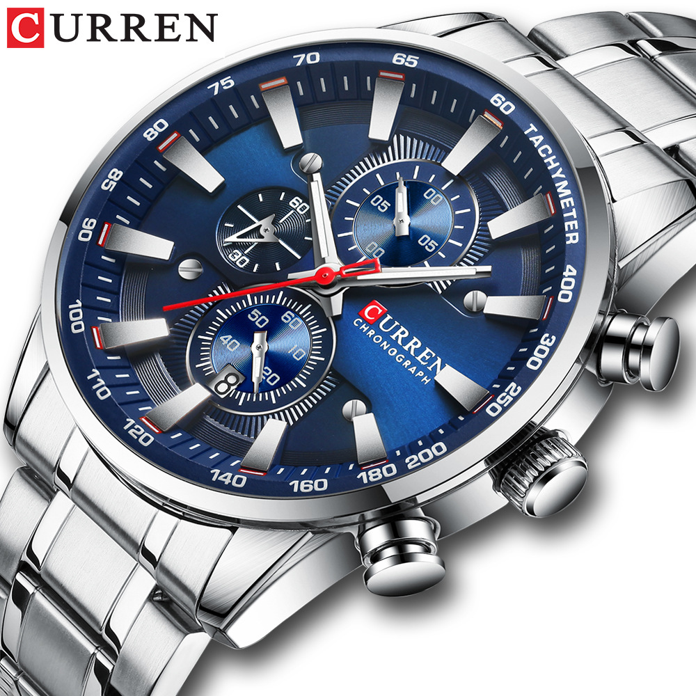 Curren/ Carren 8351 Men's watch, waterproof quartz watch, six-hand watch, business men's watch, calendar watch Application Scenario
