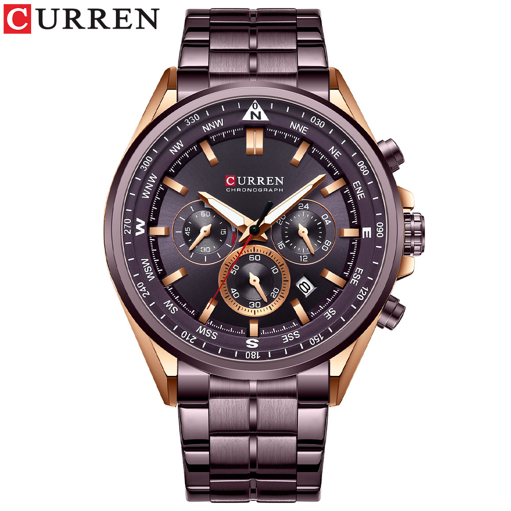 Curren/ carion 8399 reloj de hombre calendario reloj de hombre de seis agujas reloj de cuarzo deporte de negocios reloj de hombre
