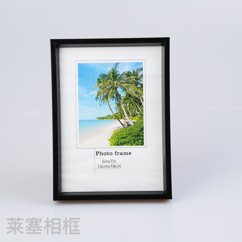 Photos of creative yellow PVC decorative items, home decoration gifts, living room and bedroom handicrafts, plastic photo frames Specification image