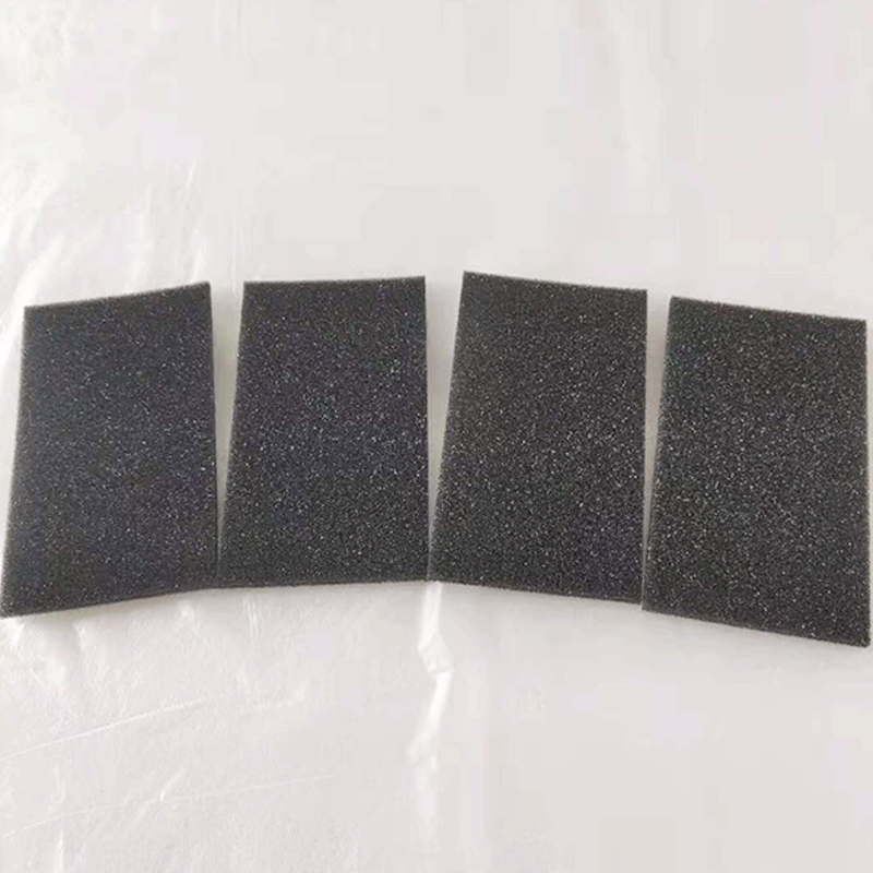 We sell a large quantity of black rectangular sponge sheet materials, high-density packaged sponge fireproof sponge materials Item Picture