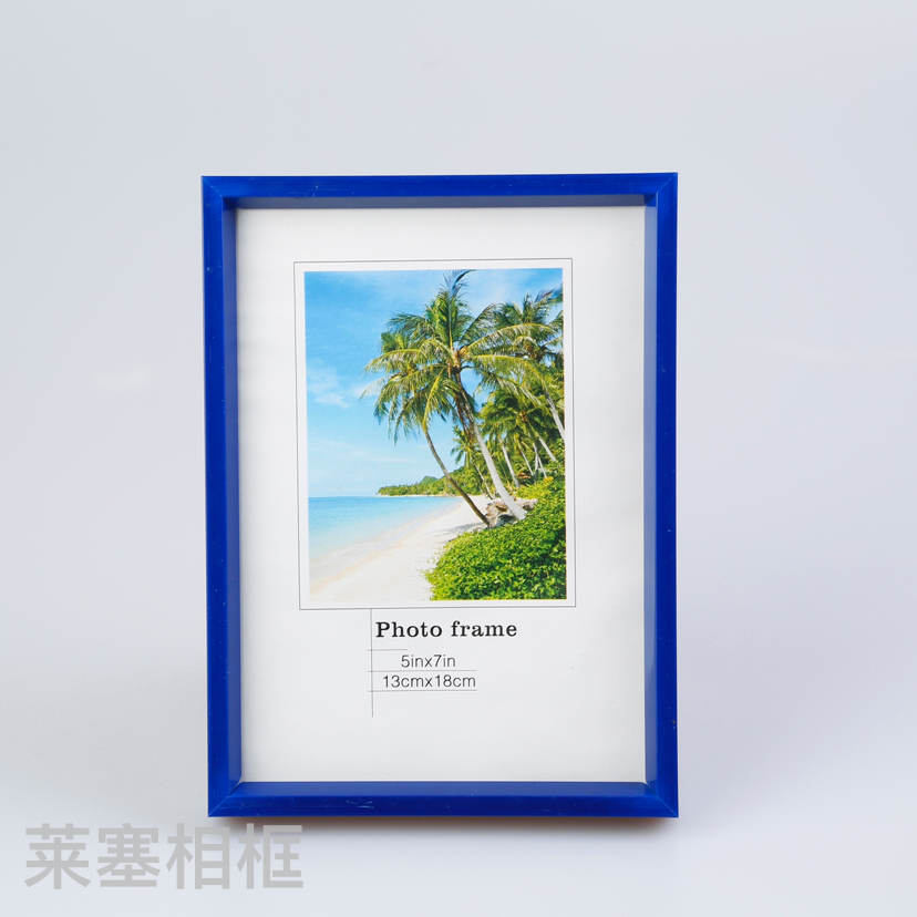 Photos of creative yellow PVC decorative items, home decoration gifts, living room and bedroom handicrafts, plastic photo frames Item Picture