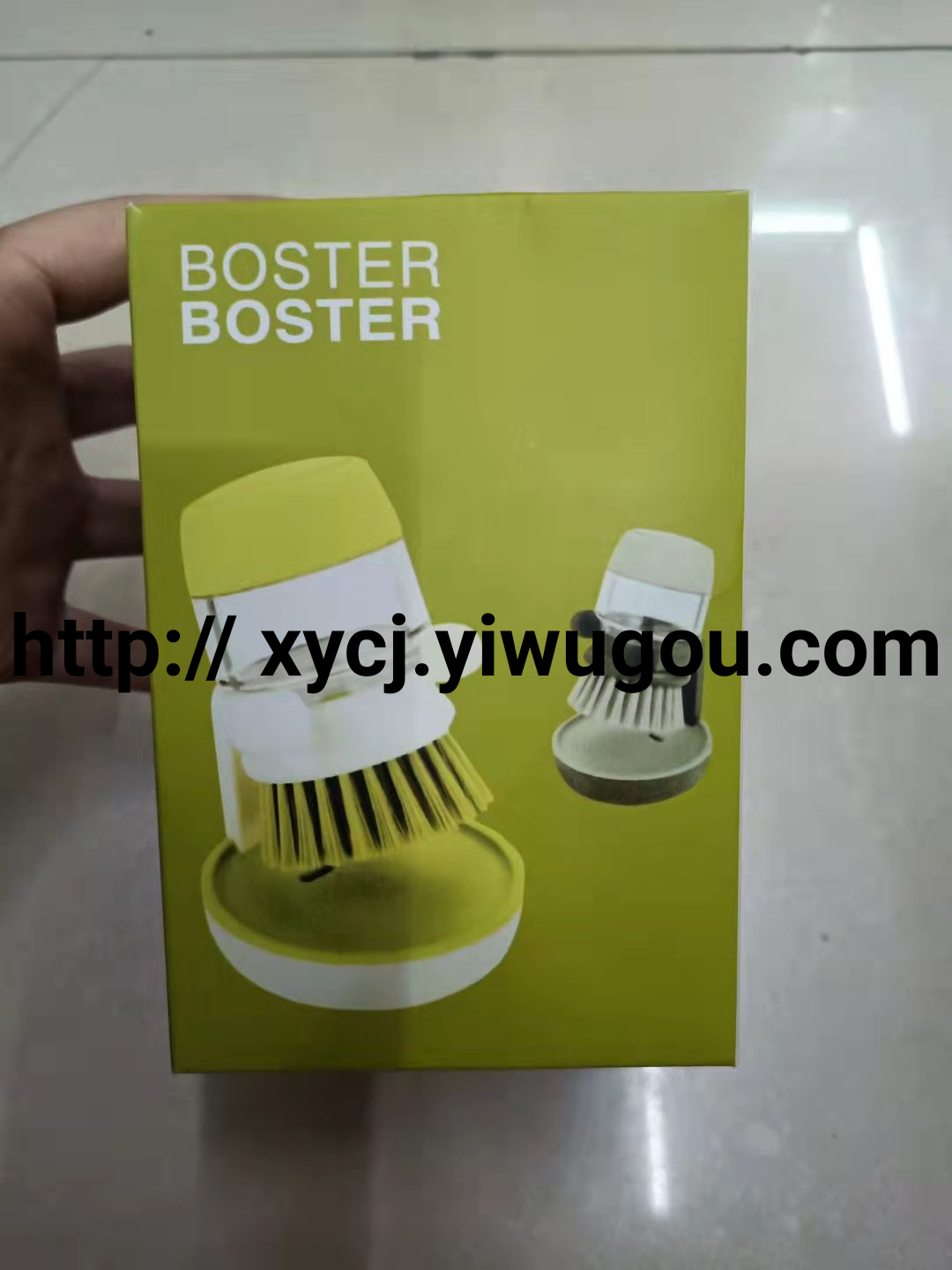 Creative Kitchen press-type pot cleaning brush, multi-functional pot with soap liquid and detergent, dishwashing brush, a magic tool Item Picture