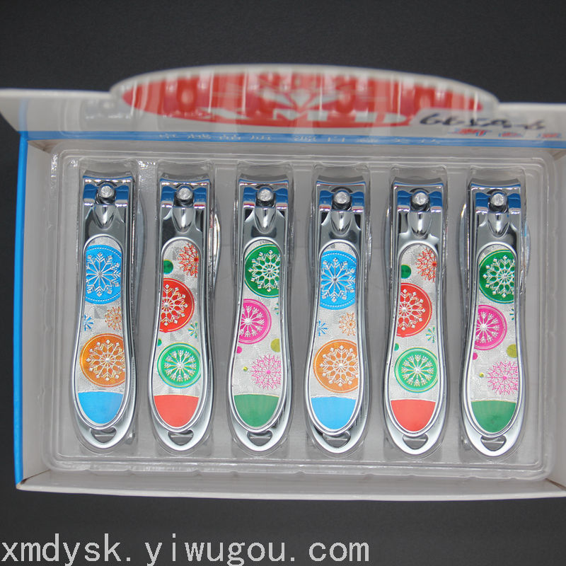 Xinmeida Large flat-mouthed nail clippers, nail cutters, nail files, adult nail clippers wholesale box set details Picture