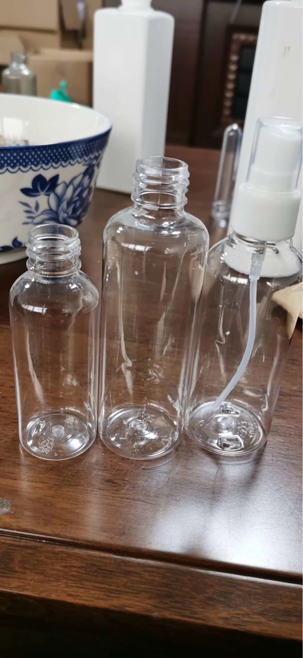 现货60,80,100,120ml PET 消毒液水喷雾瓶配喷头配旋盖