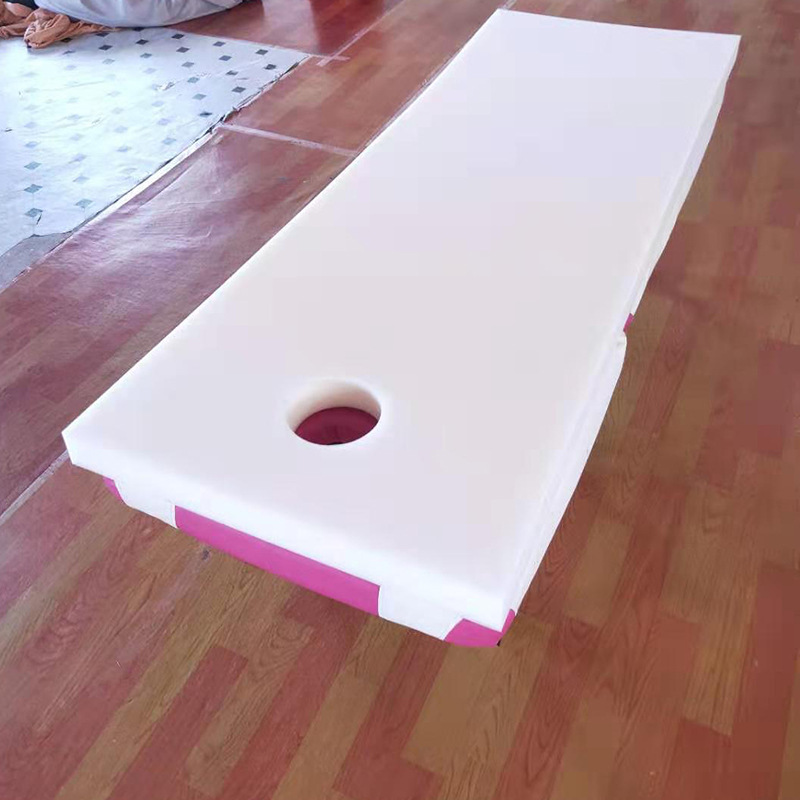 Sponge beauty mattress, massage bed, physiotherapy bed, beauty salon thickened, perforated high-density sponge pad, any size available Specification drawing