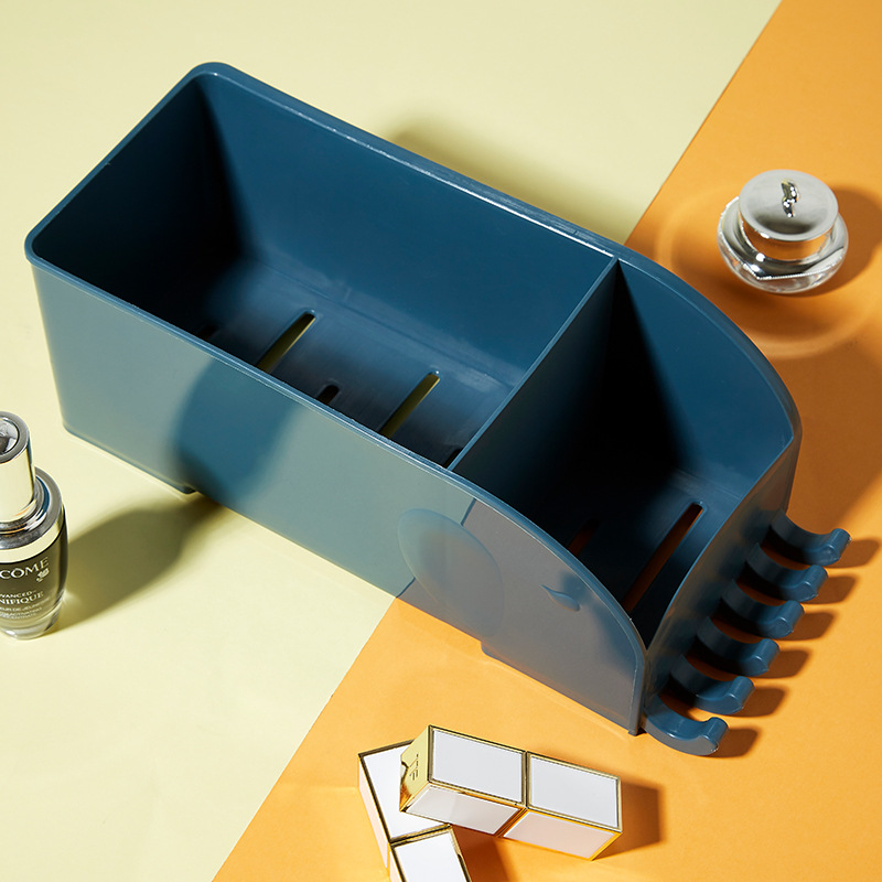 Multi-functional suction cup storage rack, bathroom washbasin, cosmetic storage rack, wall-mounted suction storage rack without drilling holes Application Scenario