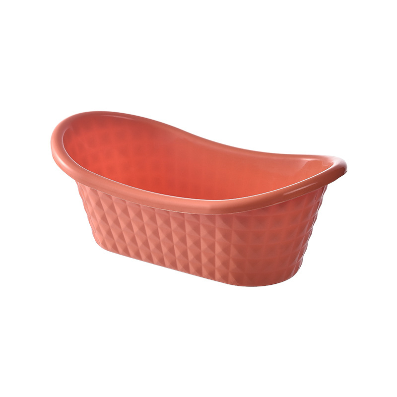 Wholesale of simple and creative plastic storage baskets, fashionable desktop cosmetics organization and storage baskets, and snack storage baskets Item Picture