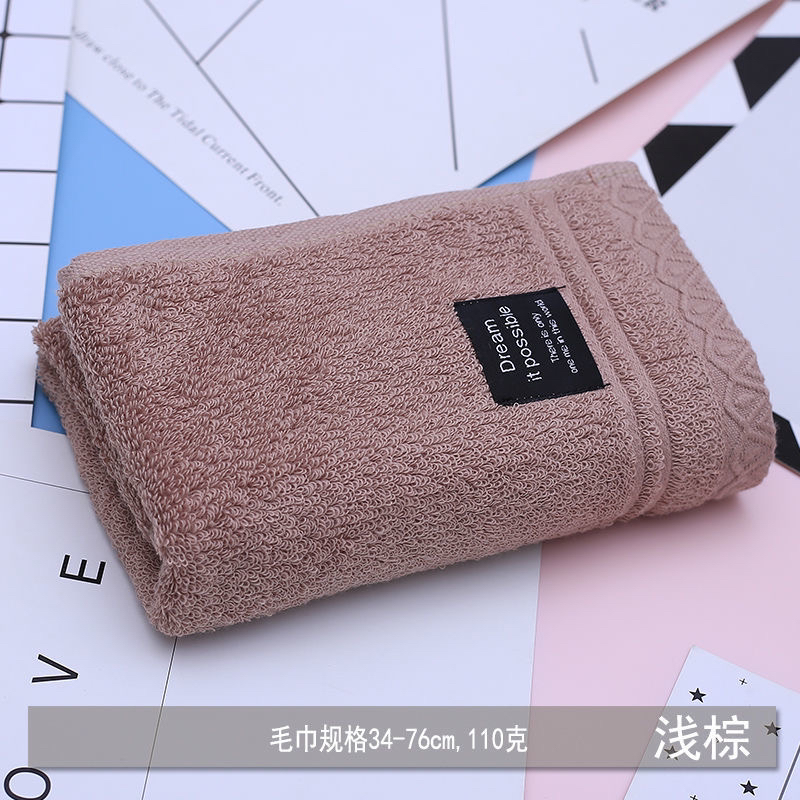 Cinco estrellas hotel toalla de algodón para lavar la cara sin perder el pelo doméstico absorbente 100% algodón para hombres y mujeres pareja engrosada limpiador facial Specification image