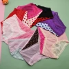 Low-waist mesh fabric sexy and colorful contrasting color women's underwear, polka dot comfortable women's small underwear 5611 Item Picture