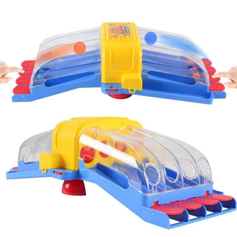 Cross-border tabletop game, desktop catapult basketball machine, indoor two-player interactive teaching tabletop game toys for children Item Picture