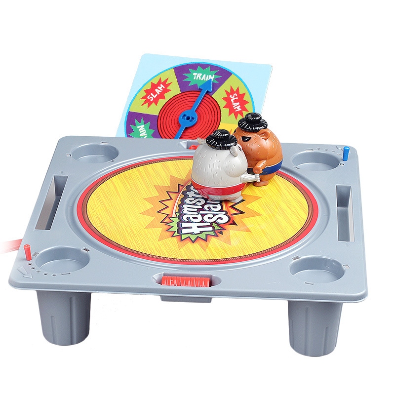 Novel hamster sumo, children's double wrestling match, video game, parent-child gathering, interactive battle board game toys wholesale Item Picture