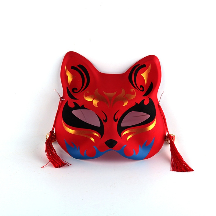 2022 New Tiger Mask New Bestseller Japanese-style anime male party Costume Half-face cat Fox mask Item Picture