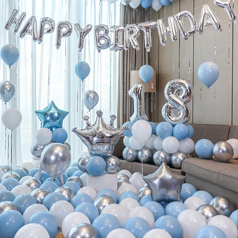 生日快乐布置气球装饰场景房间派对聚会生日装饰用品
