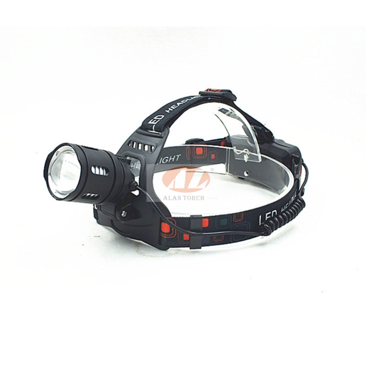 P50 bulb super bald light Retractable focus headlight Outdoor fishing headlight