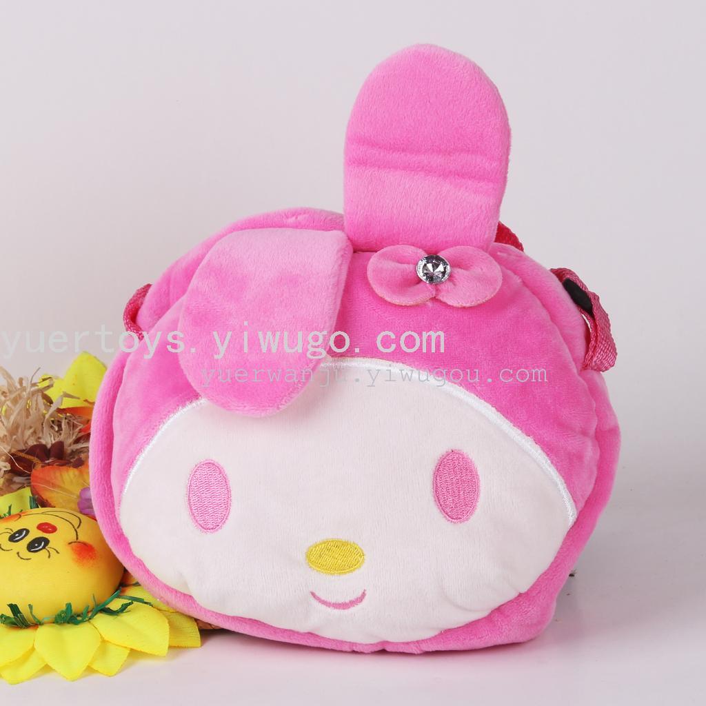 Plush toy bag, children's single-shoulder bag, crossbody bag, large hamburger shoulder bag Item Picture